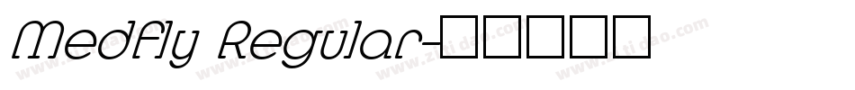 Medfly Regular字体转换